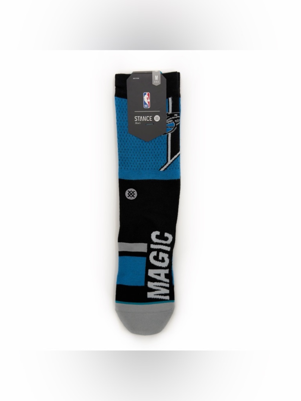 Stance Orlando Magic Shortcut Crew Socks Medium Mens Womens NBA Fan Gear Gift